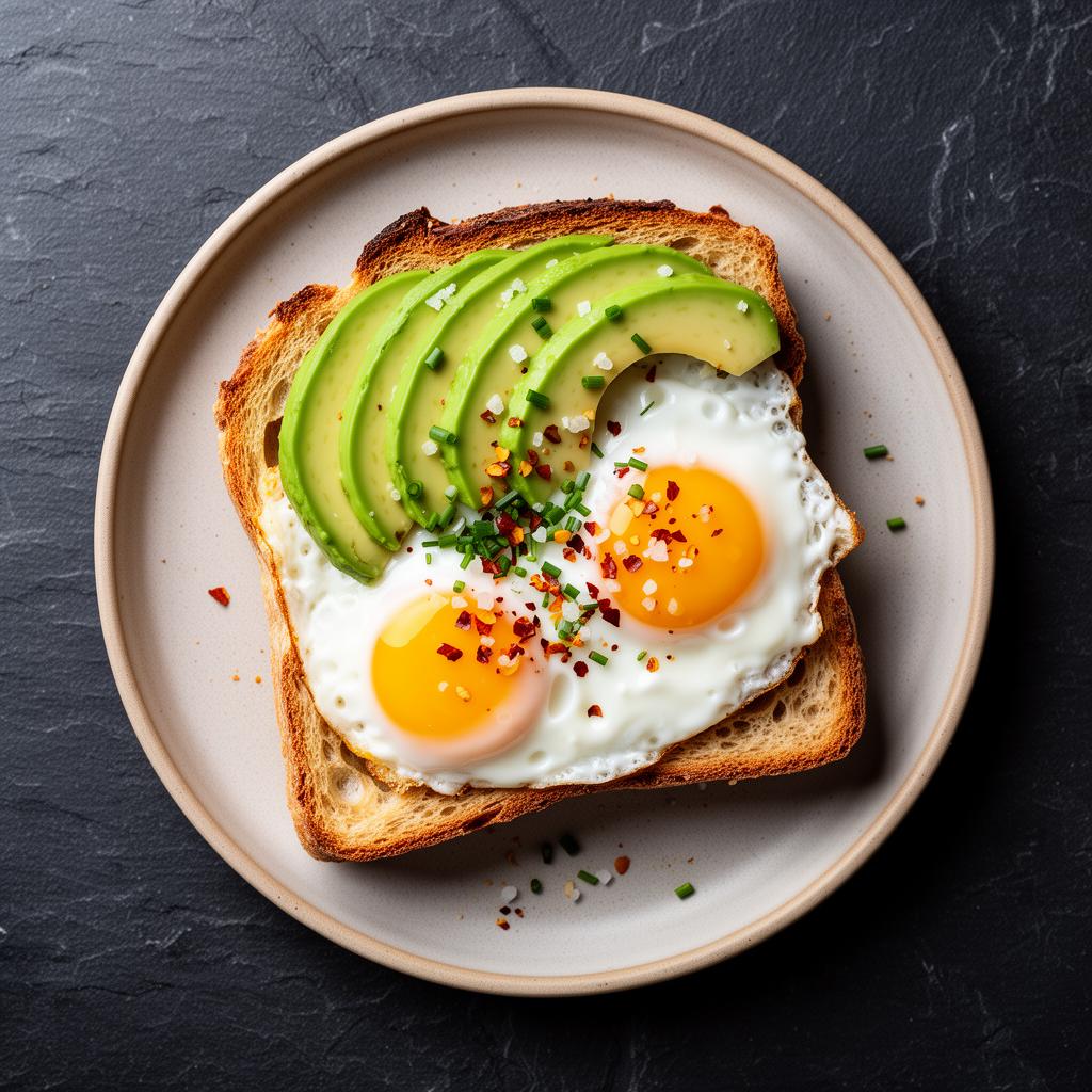 Avokádový toast s vejci